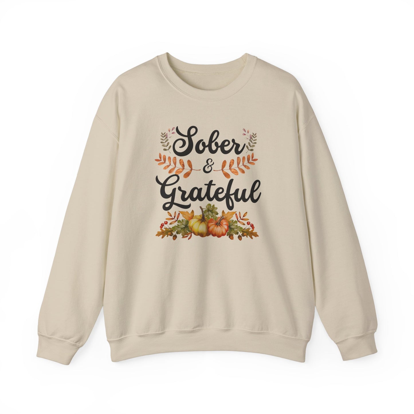 Sober & Grateful Crewneck Sweatshirt