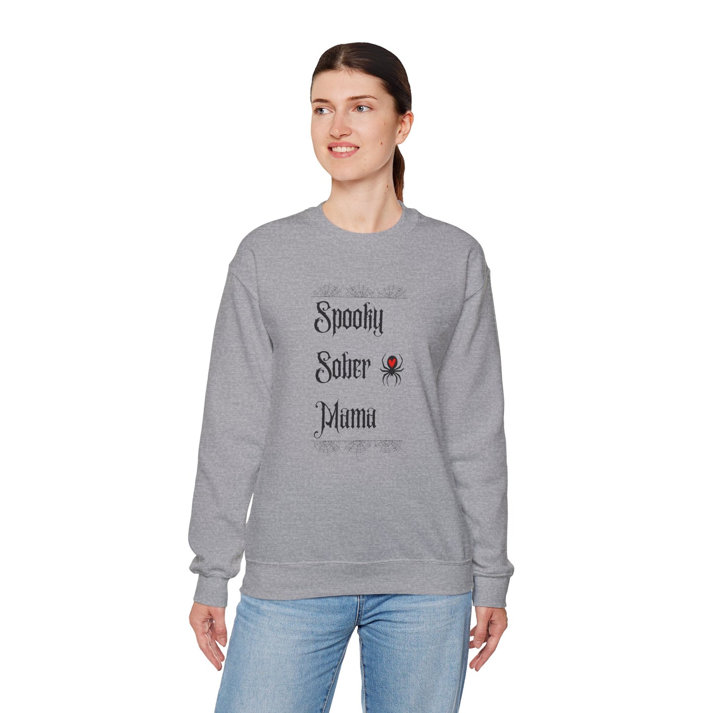 Spooky Sober Mama Crewneck Sweatshirt