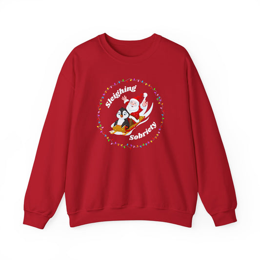 Sleighing Sobriety Crewneck Sweatshirt