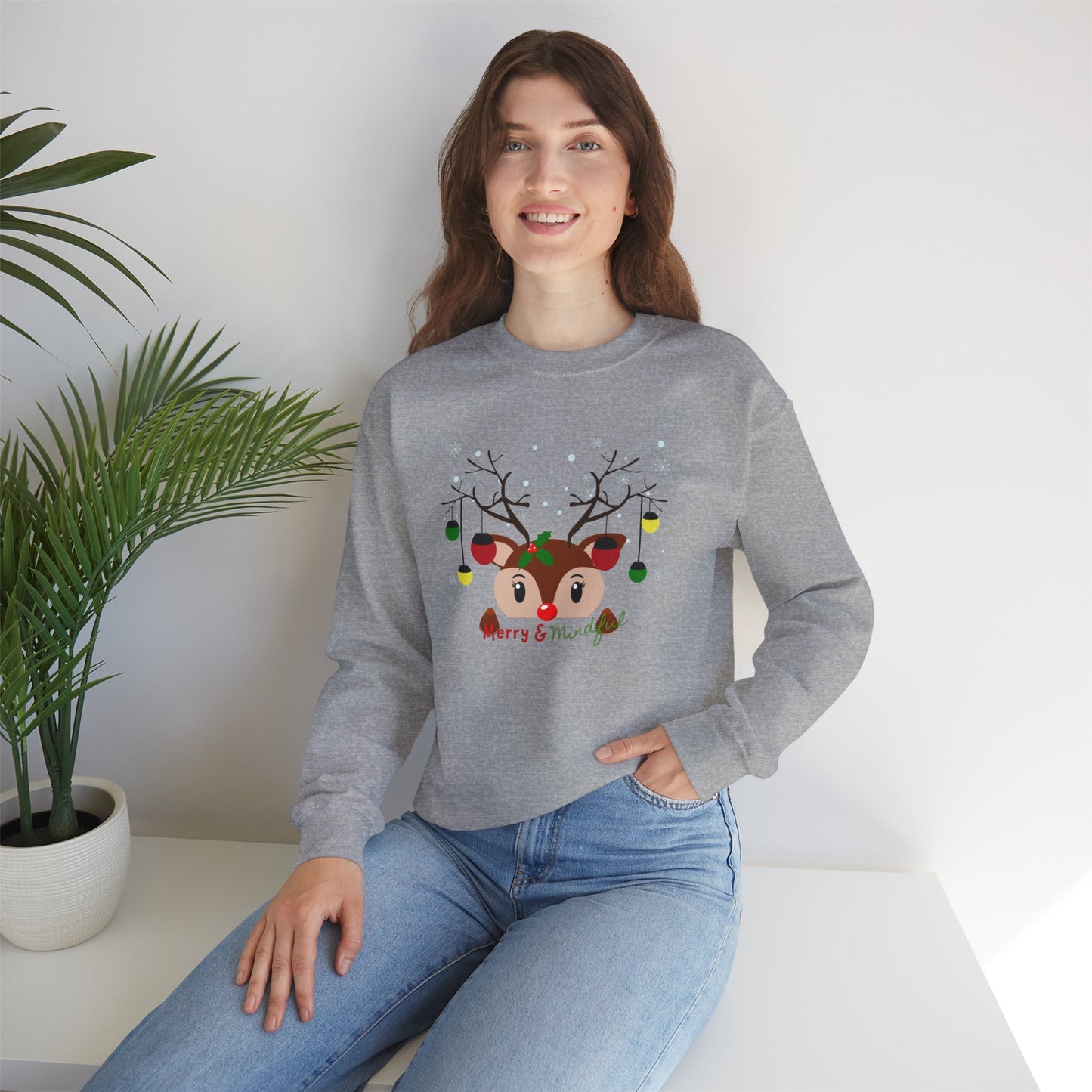 Merry and Mindful Crewneck Sweatshirt