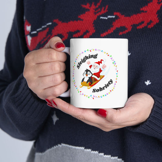 Sleighing Sobriety 11oz Mug