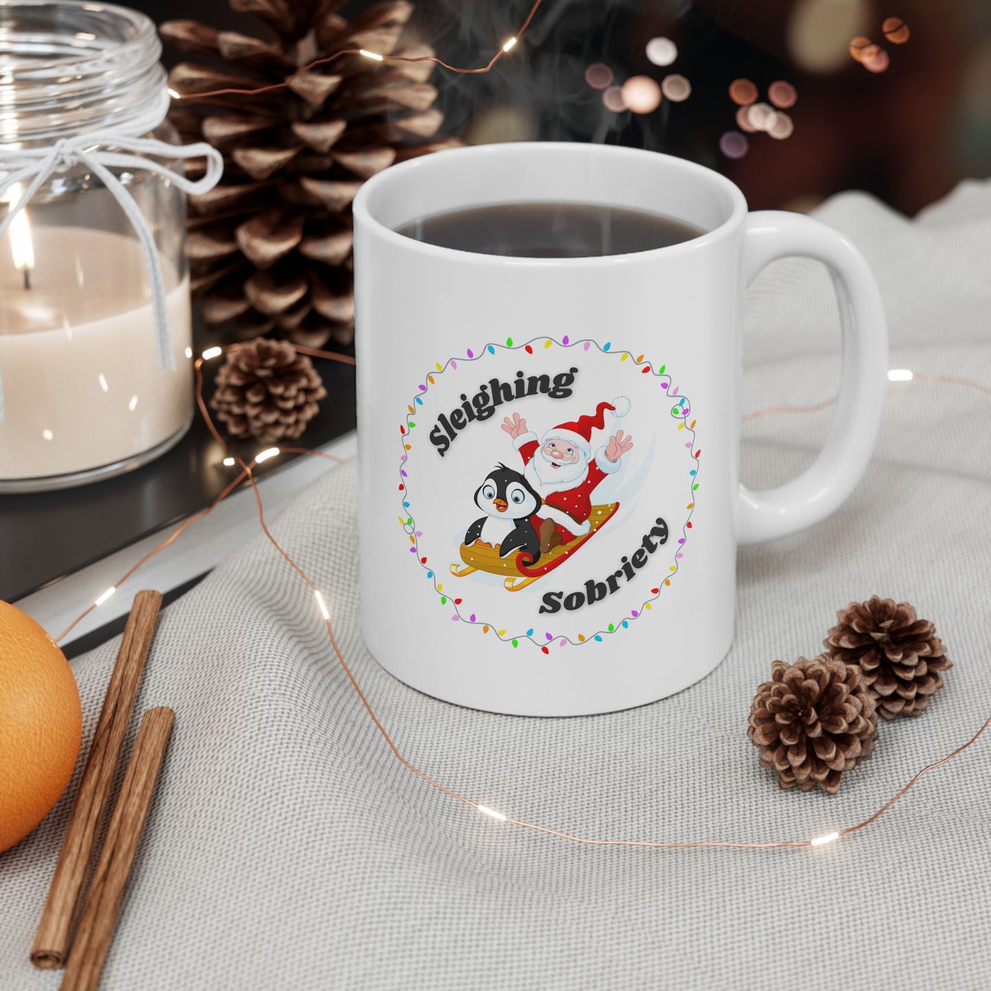 Sleighing Sobriety 11oz Mug