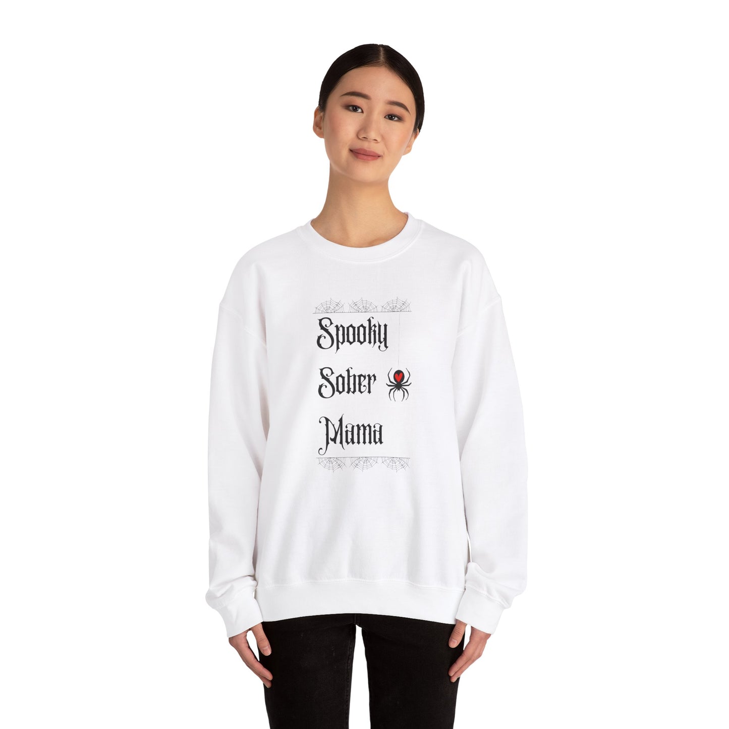 Spooky Sober Mama Crewneck Sweatshirt