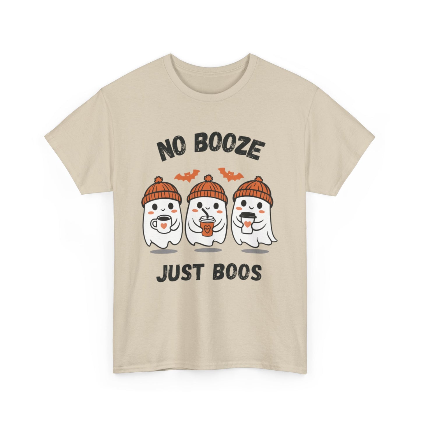 No Booze Just Boos - Heavy Cotton Tee