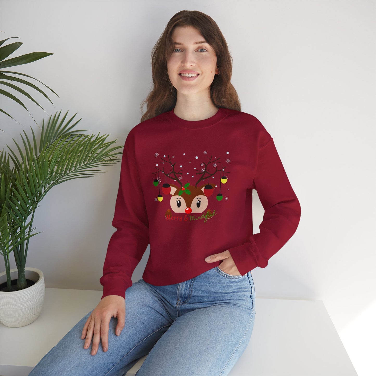 Merry and Mindful Crewneck Sweatshirt