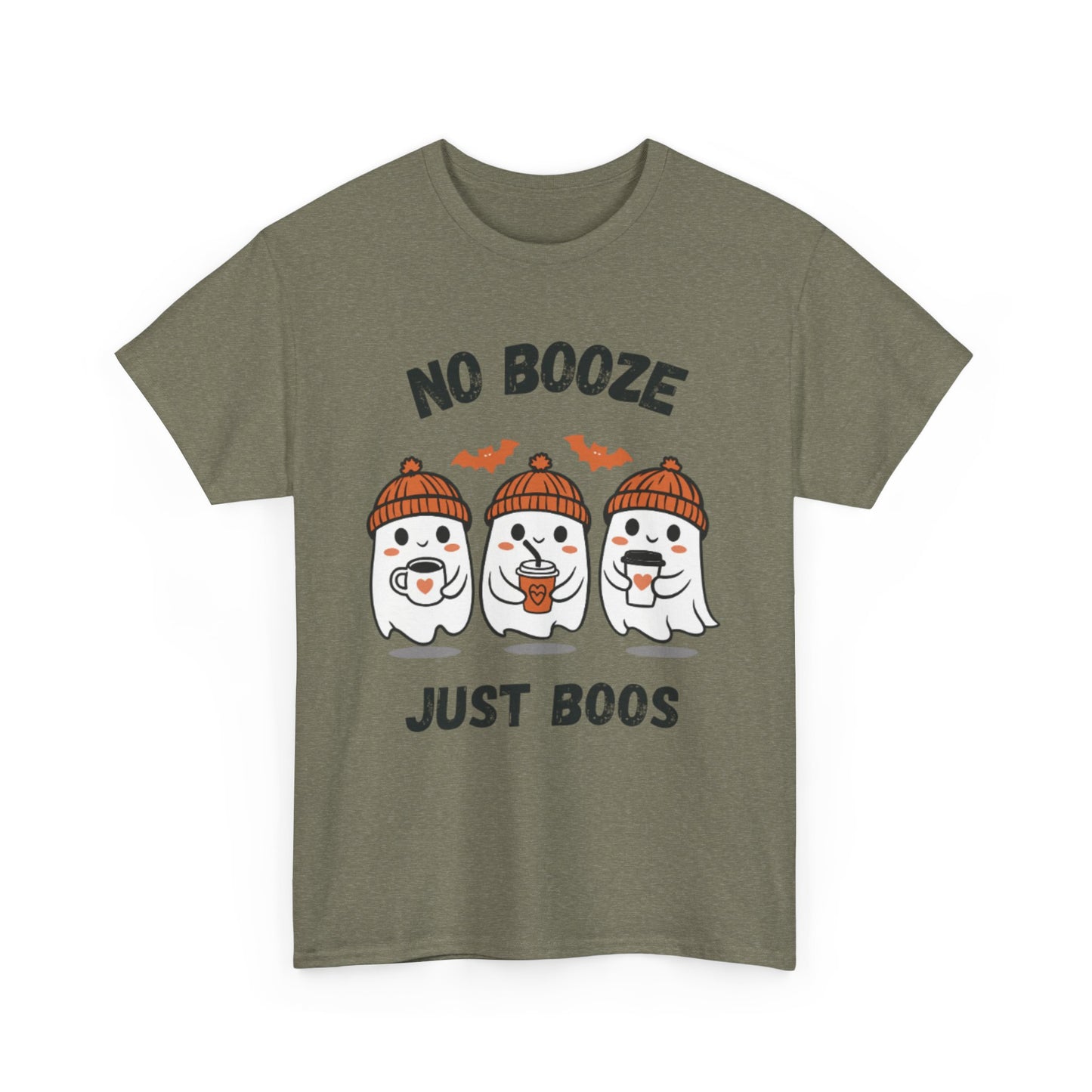 No Booze Just Boos - Heavy Cotton Tee