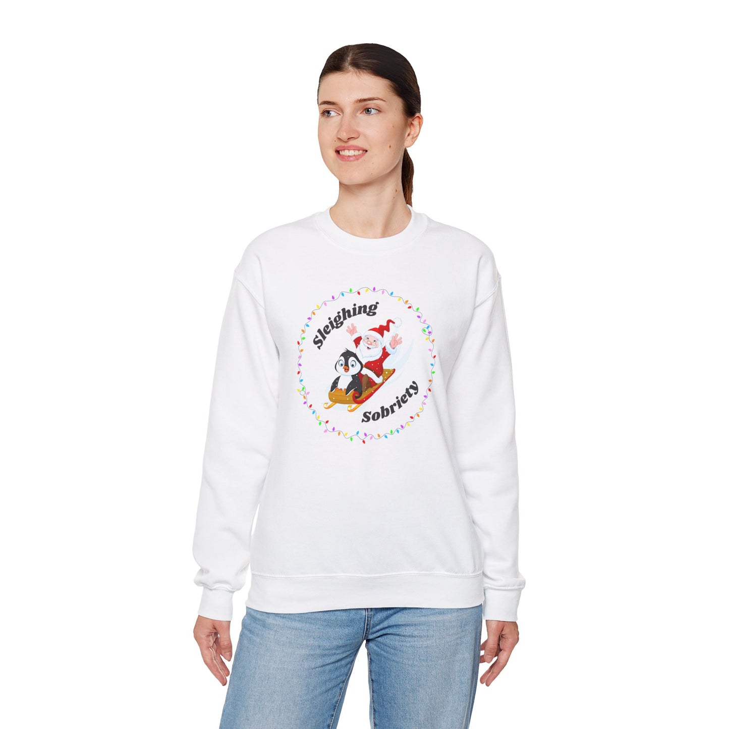 Sleighing Sobriety Crewneck Sweatshirt