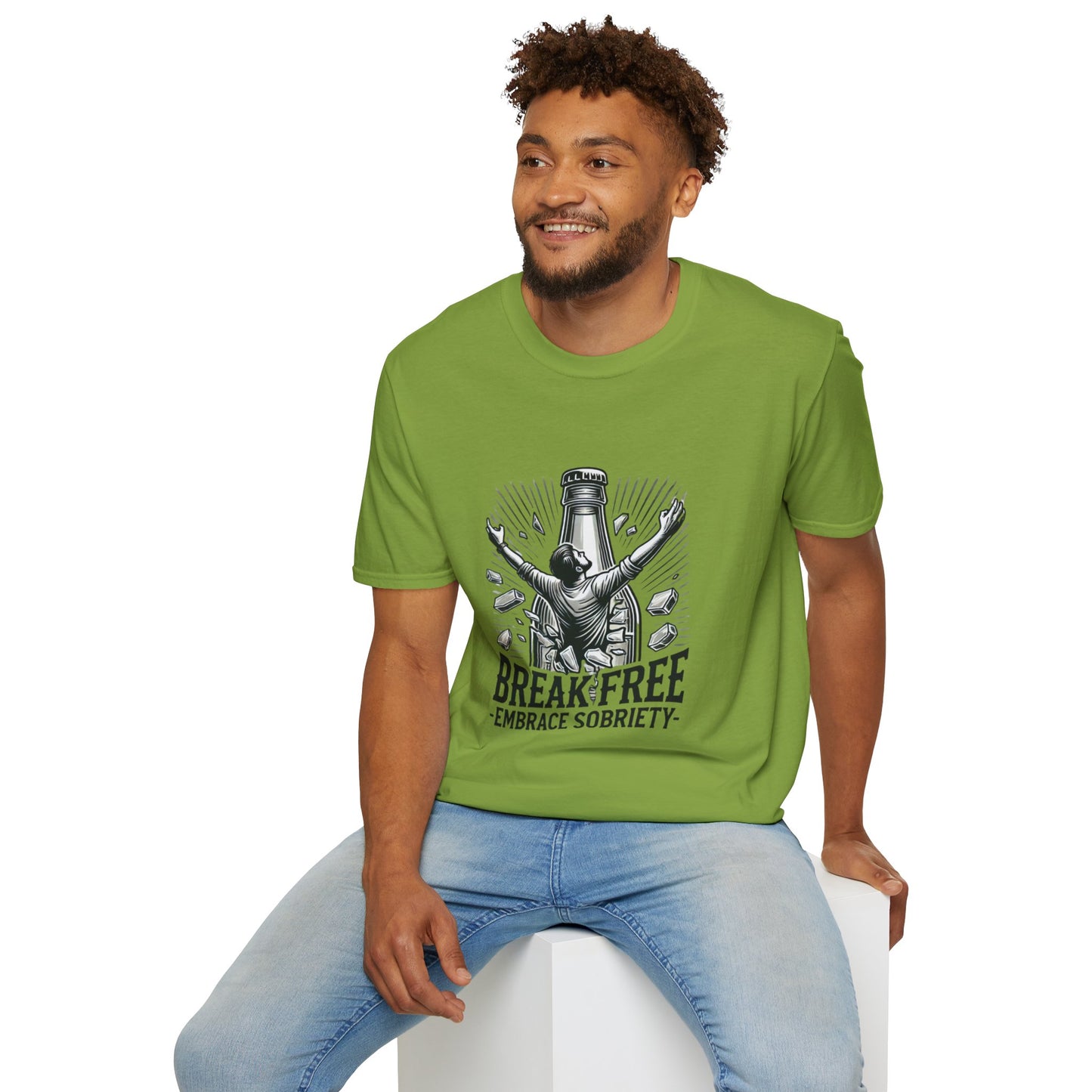 Break Free, Embrace Sobriety Softstyle T-Shirt