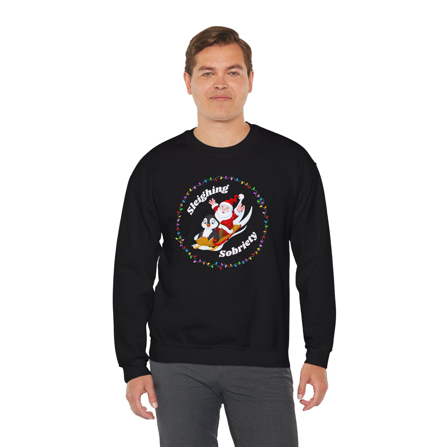 Sleighing Sobriety Crewneck Sweatshirt