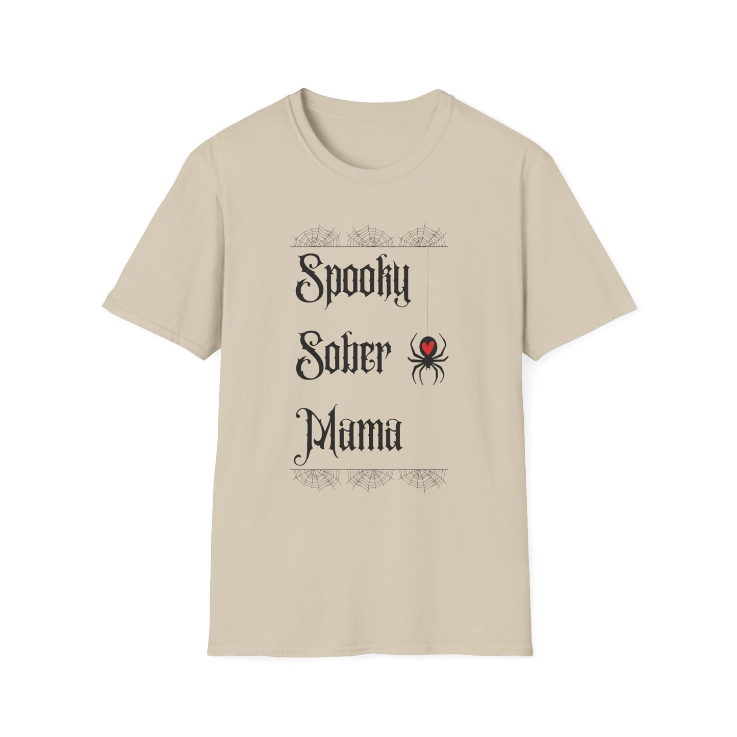 Spooky Sober Mama Softstyle T-Shirt