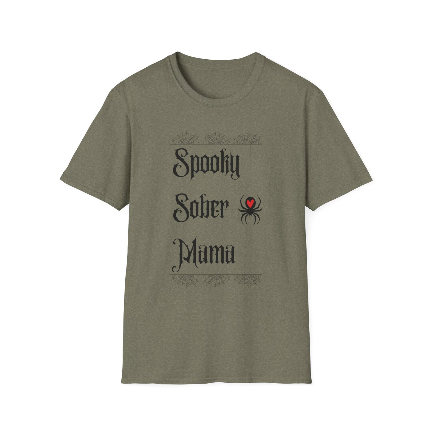 Spooky Sober Mama Softstyle T-Shirt