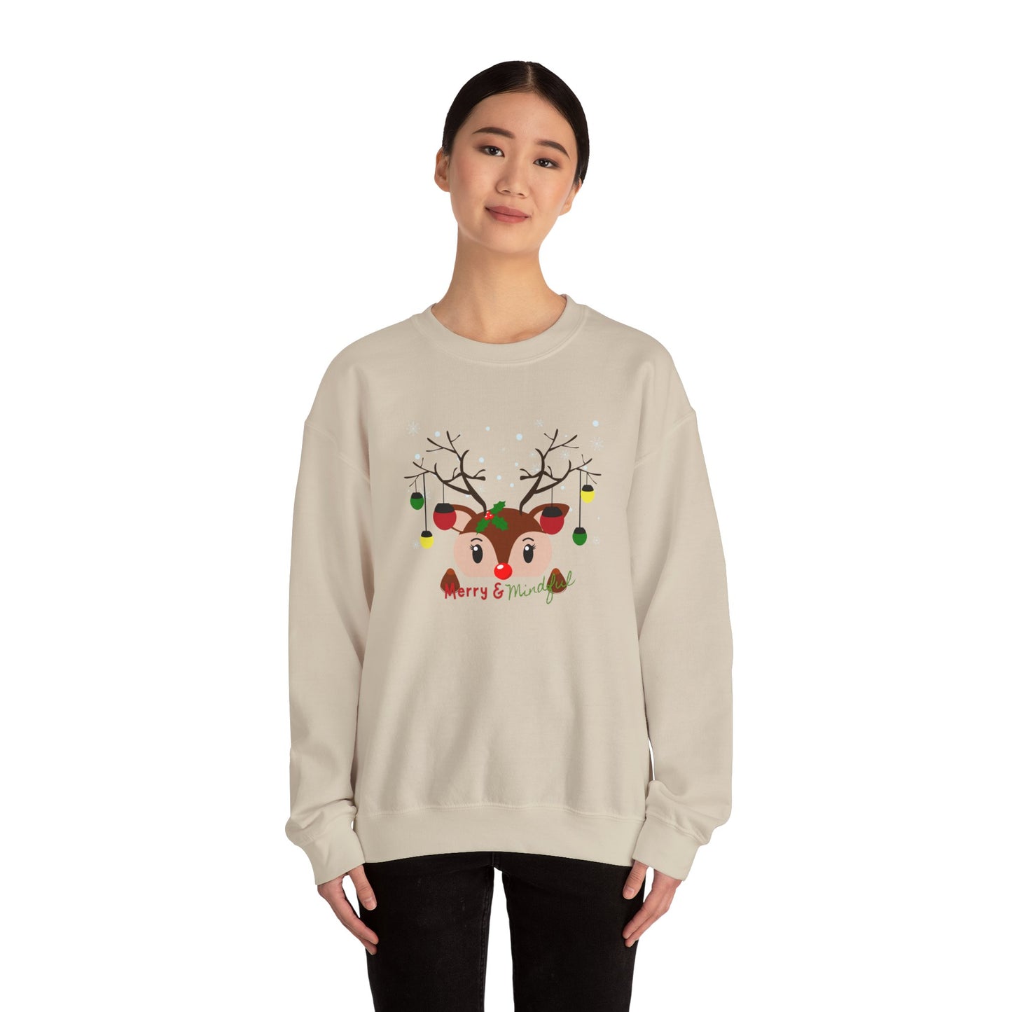 Merry and Mindful Crewneck Sweatshirt