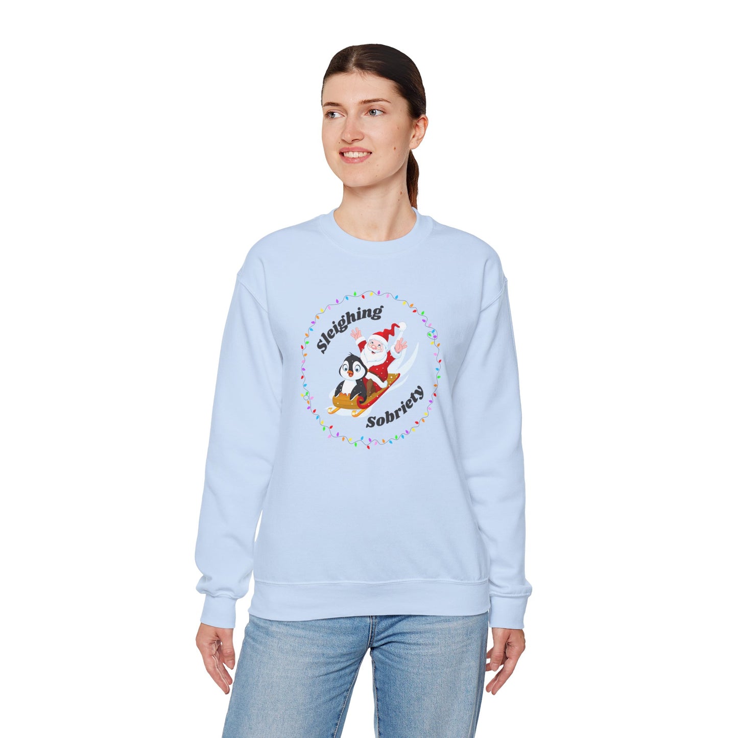 Sleighing Sobriety Crewneck Sweatshirt