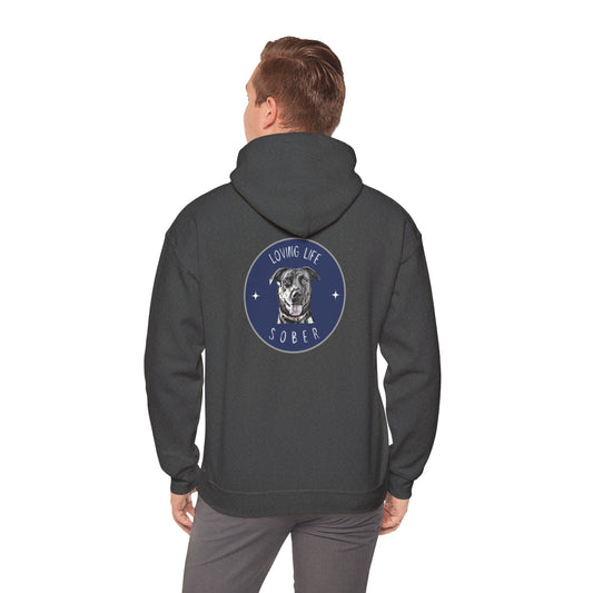 Loving Life Sober Logo Hooded Sweatshirt