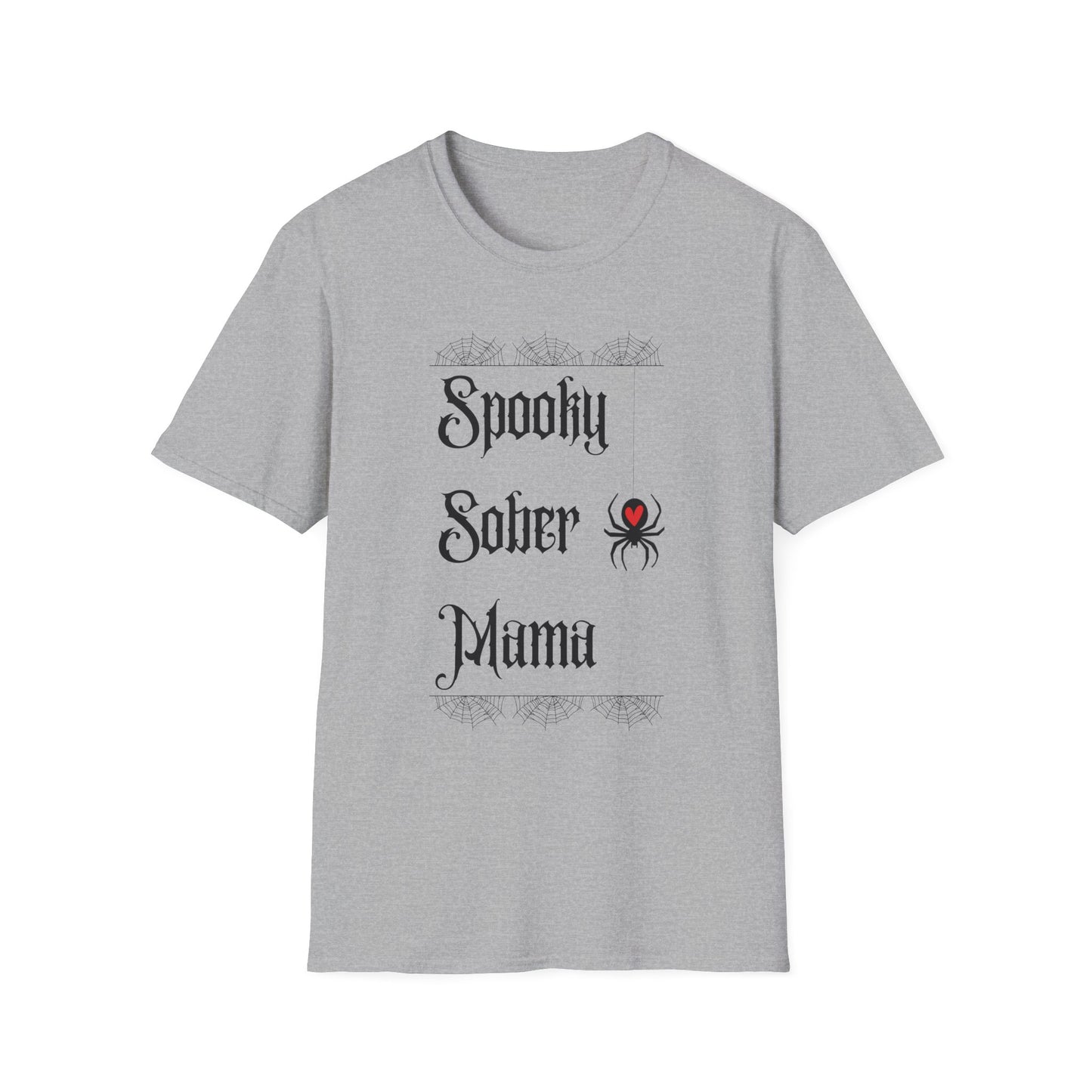 Spooky Sober Mama Softstyle T-Shirt