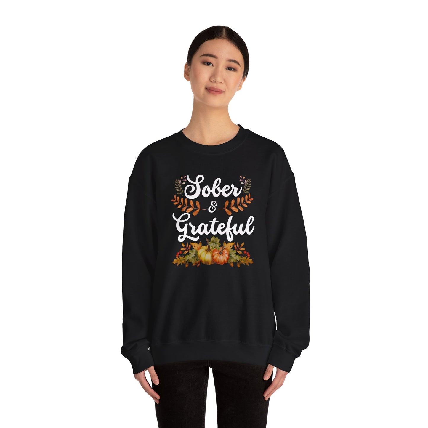 Sober & Grateful Crewneck Sweatshirt