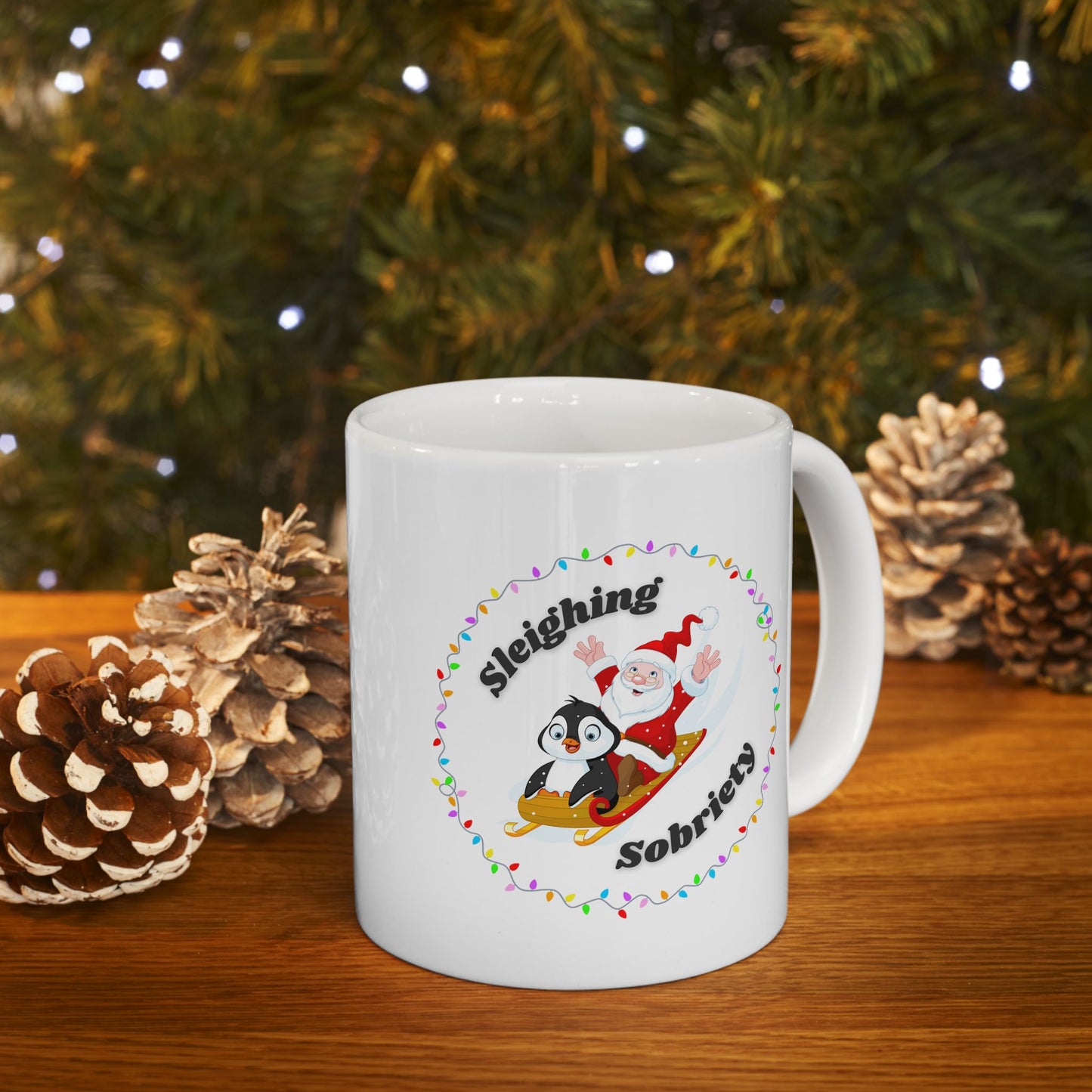 Sleighing Sobriety 11oz Mug